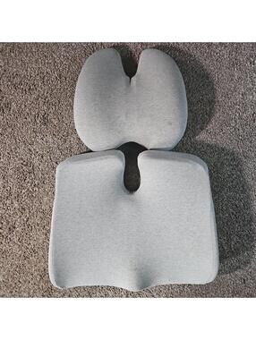 Cushion Lab Ergonomic Posture Cushions Gray Stained